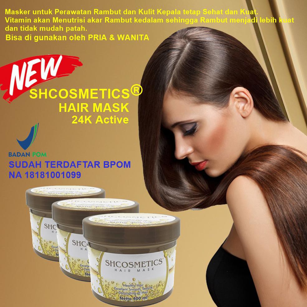 Sh Cosmetics Hair Mask 24K Bpom / Masker Rambut 24K Shcosmetics