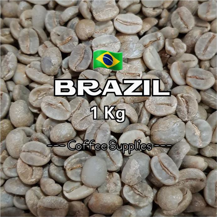 

ARABICA BRAZIL NATURAL 17/18 COFFEE GREEN BEAN BIJI KOPI MENTAH IMPORT