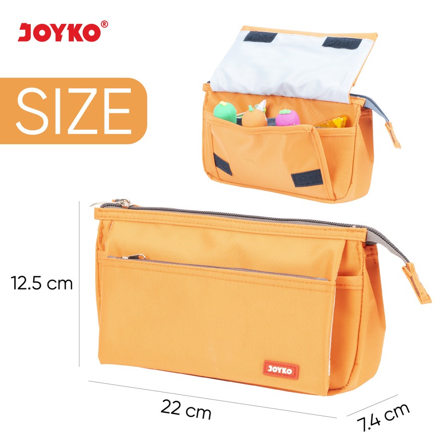 Pencil Case Kotak Tempat Pensil Kain Joyko PC-5009