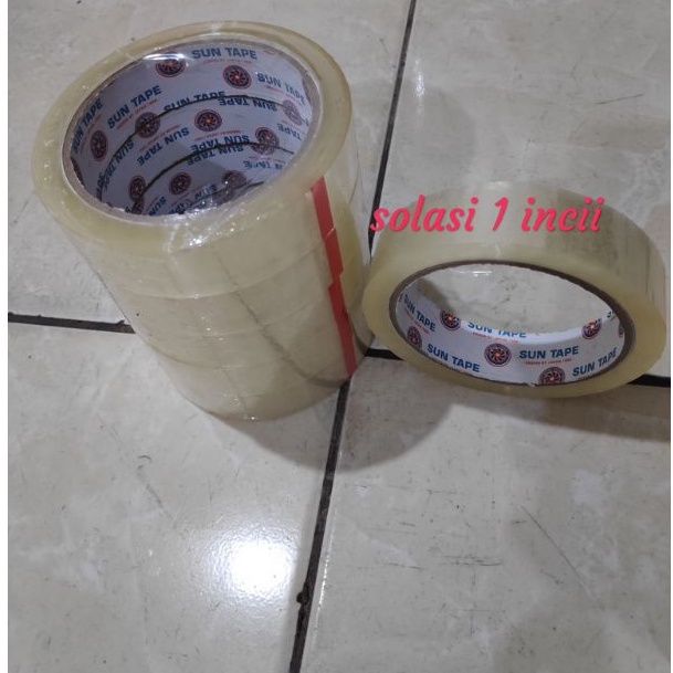 

Lakban 1 inchi Solasi Solatip