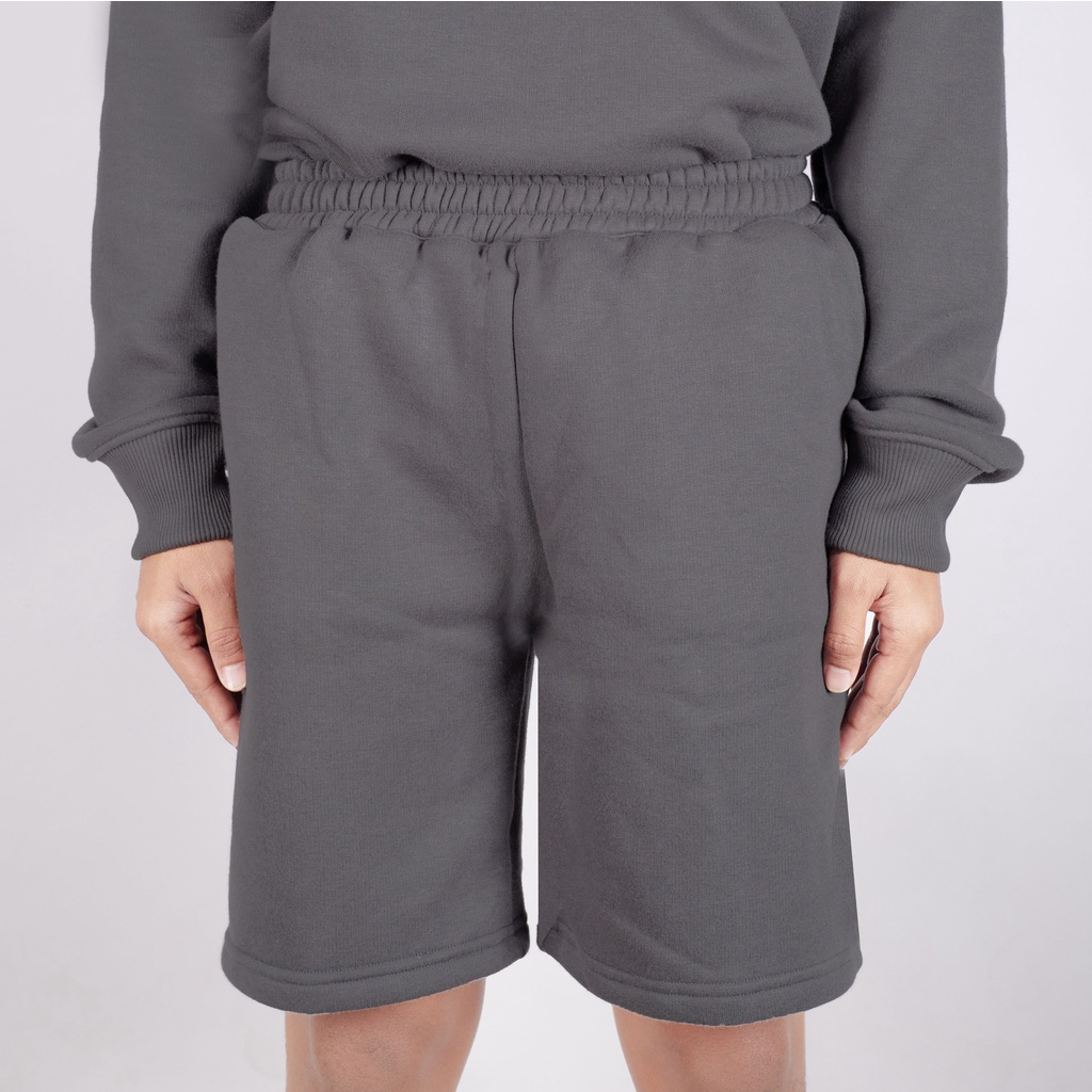 SHORT SWEATPANTS DARK GREY