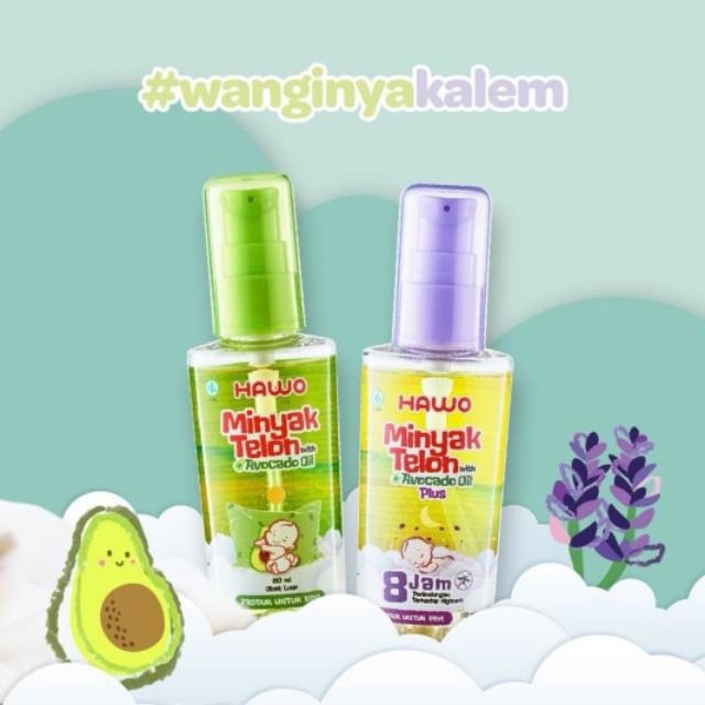 HAWO MINYAK TELON WITH AVOCADO OIL 60ML