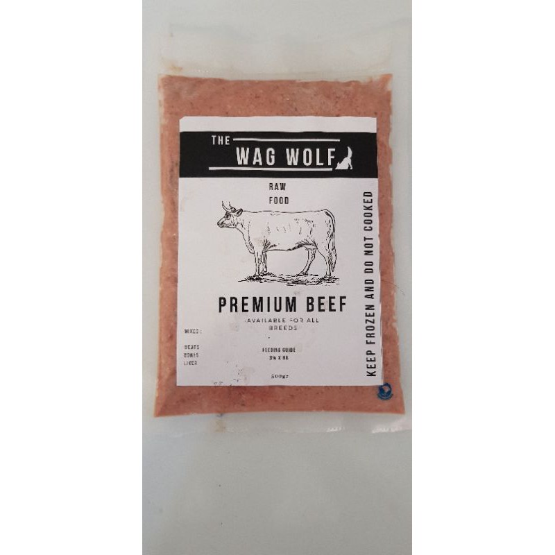 

The wag wolf - Raw Food Premium Beef