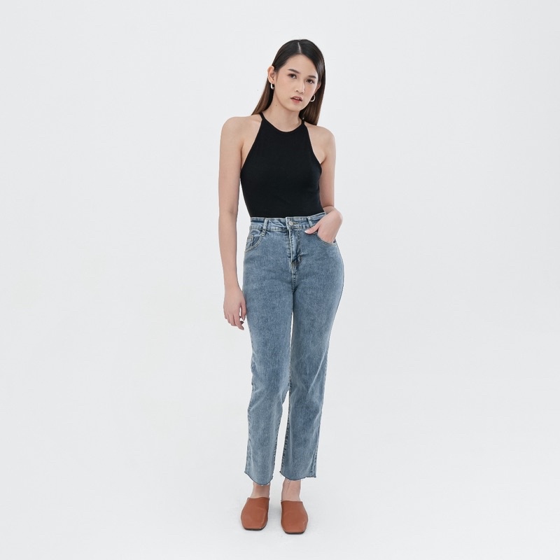 VIERLIN - Jeans 2597 - HIGHWAIST STRAIGHT CUT