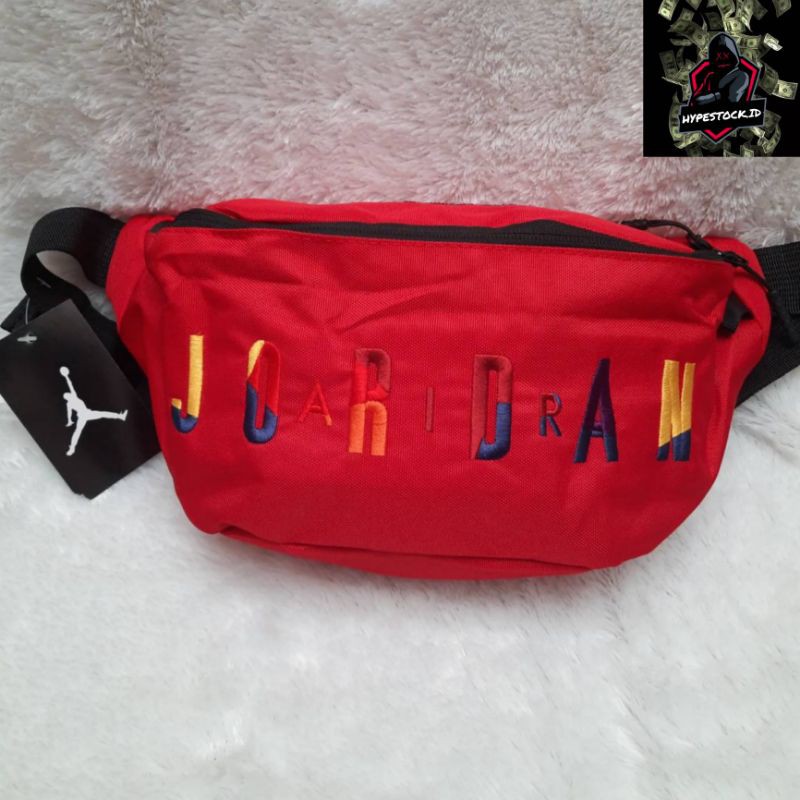 WAISTBAG NIKE JORDAN RAINBOW / TAS JORDAN / TAS NIKE JORDAN / WAISTBAG AIR JORDAN