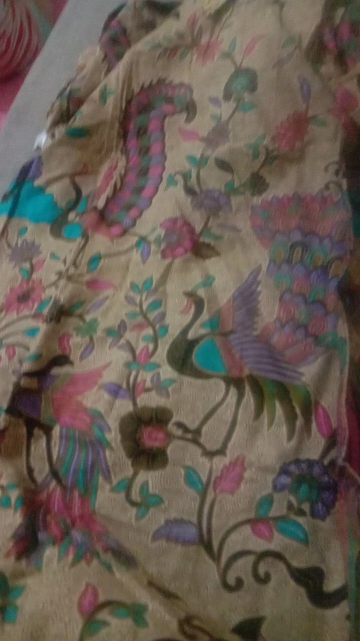 Tunik Cindrawasih Merak Papua Baju Batik Wanita Casual Formal Kondangan Kantoran Katun