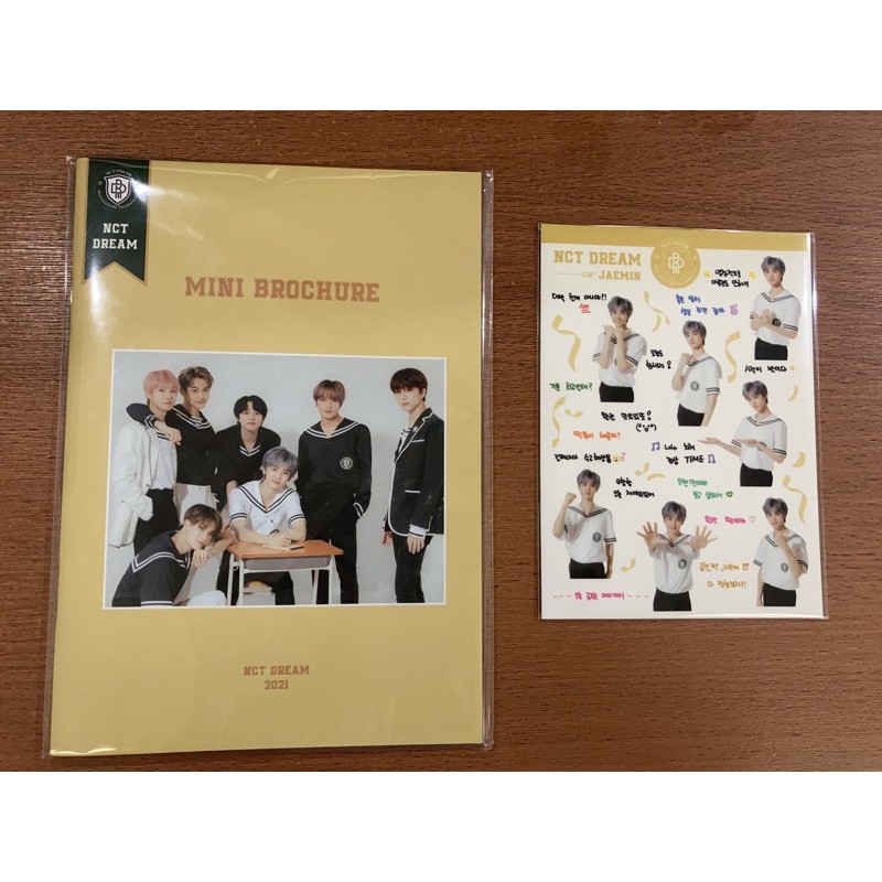 Mini Brochure & Sticker B2S Kit Jaemin NCT Dream