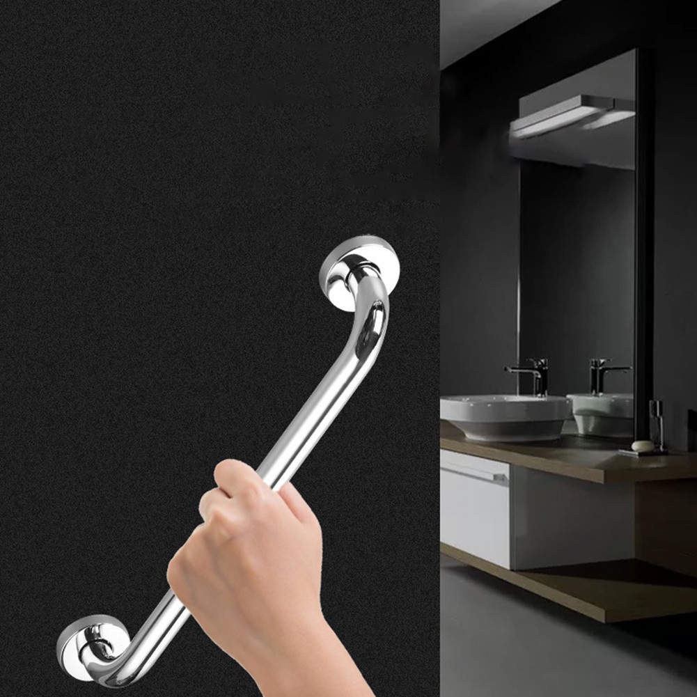 ★40/50/60cm★Handle Grab Bar Kamar Mandi Toilet Stainles Gagang Pegangan Handle Bathub Pegangan Pengaman Kamar Mandi