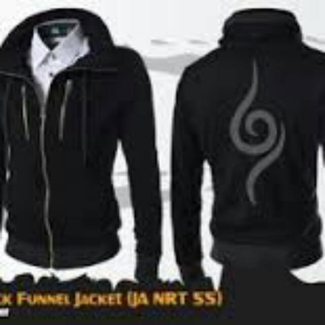 jaket anime naruto anbu kerah