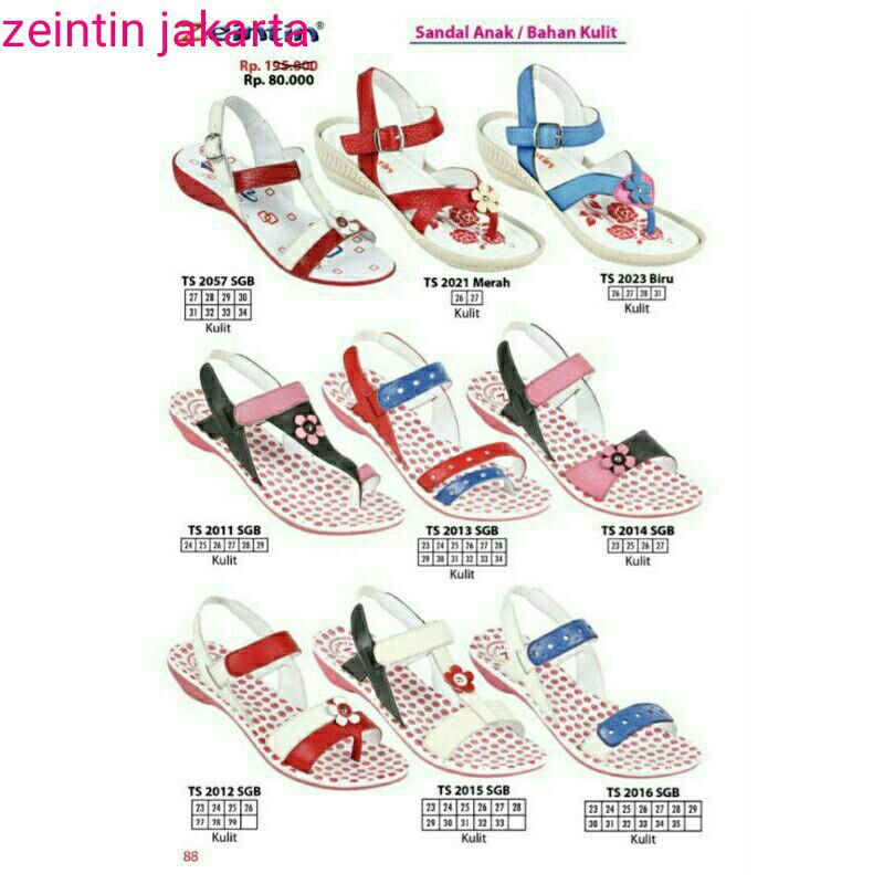 zeintin sendal anak wanita