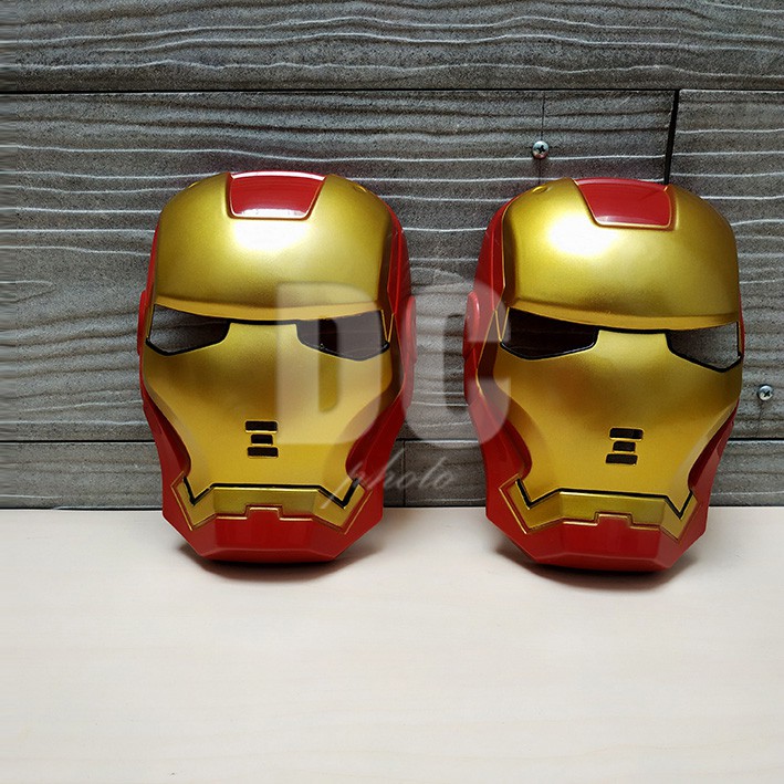 MAINAN 044 || Mainan Anak Topeng Avengers MASK IRONMAN Hero | Mainan Topeng Marvels Superhero Merah Hitam