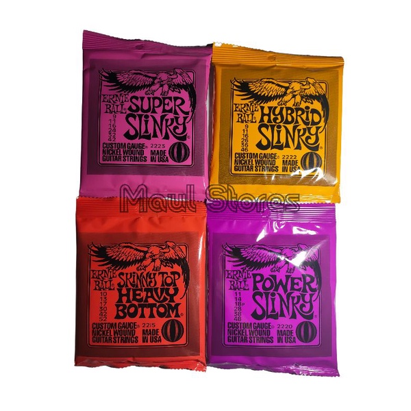 Senar Gitar Elektrik String Ernie Ball Slinky 0,08 0,09 0,10 0,11