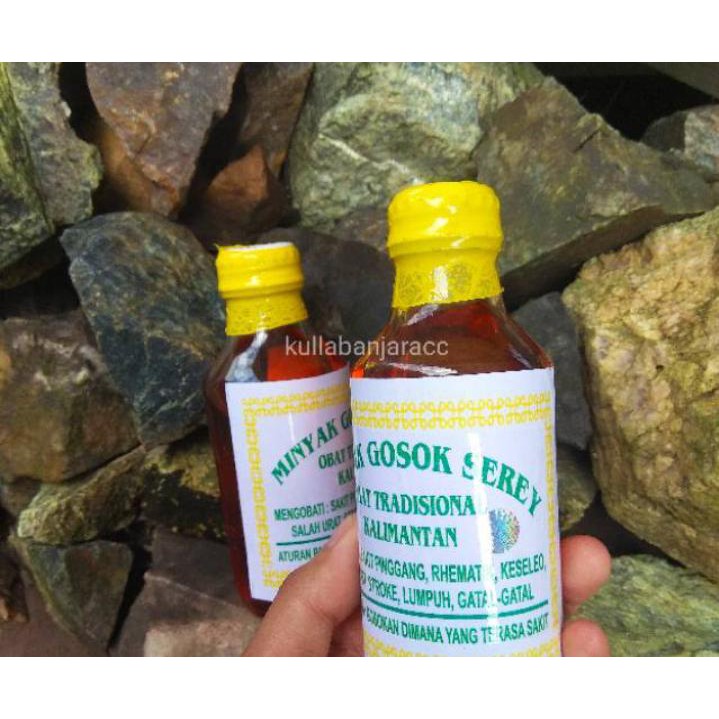 Minyak gosok serey obat tradisional khas kalimantan turun temurun ukuran sedang