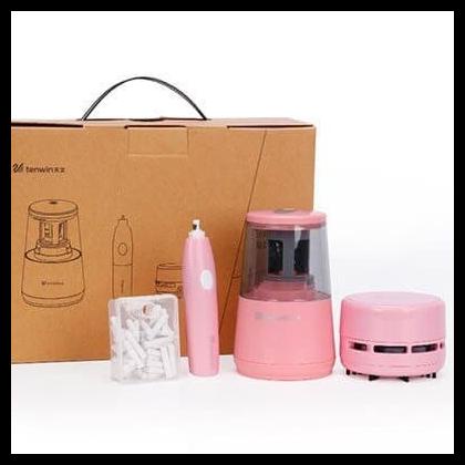 

Caramel | Tenwin Electric Stationary Set
