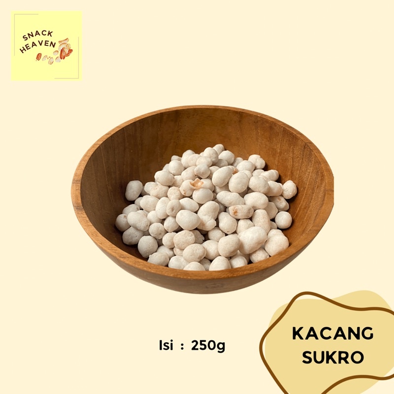 

SNACK CEMILAN KACANG SUKRO PUTIH PREMIUM 250g