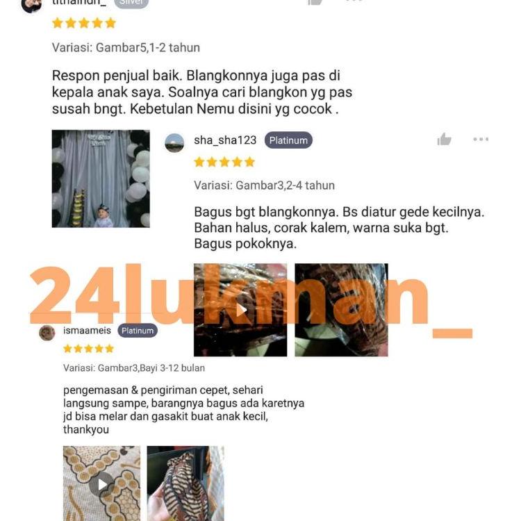 PRODUK KEREN Blangkon anak bayi balita cowok lucu dan kekinian produksi sendiri pekalongan ♨ 861