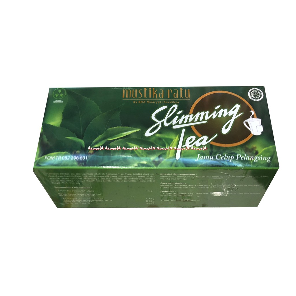 Mustika Ratu Slimming Tea 30 Bag Teh Pelangsing Jamu Celup Pelangsing