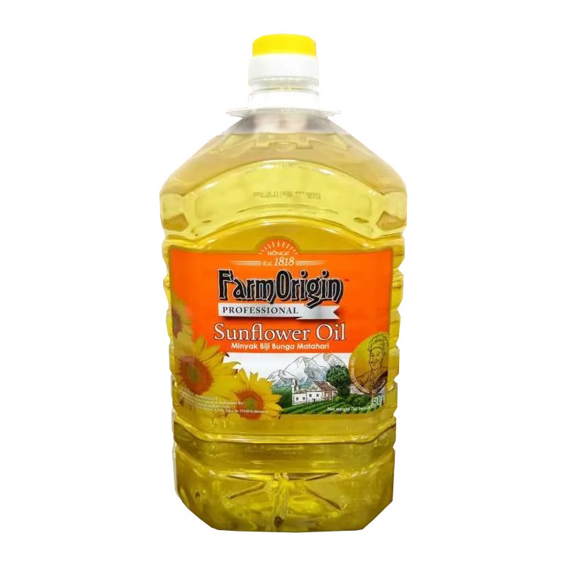 Jual FARM ORIGIN Sunflower Oil 5 Liter Minyak Bunga Matahari Shopee