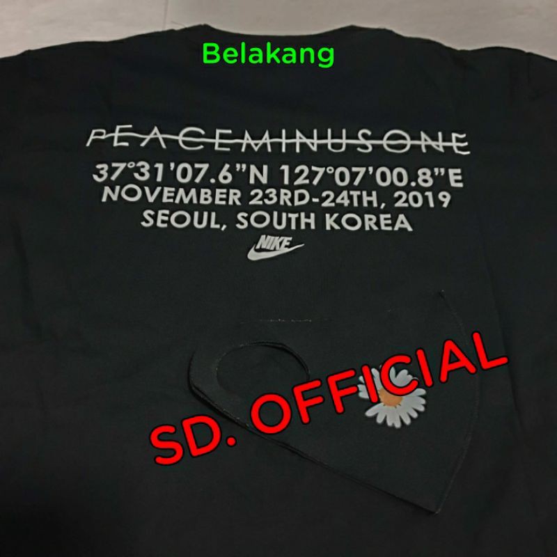 Kaos t-shirt G-DRAGON PEACEMINUSONE