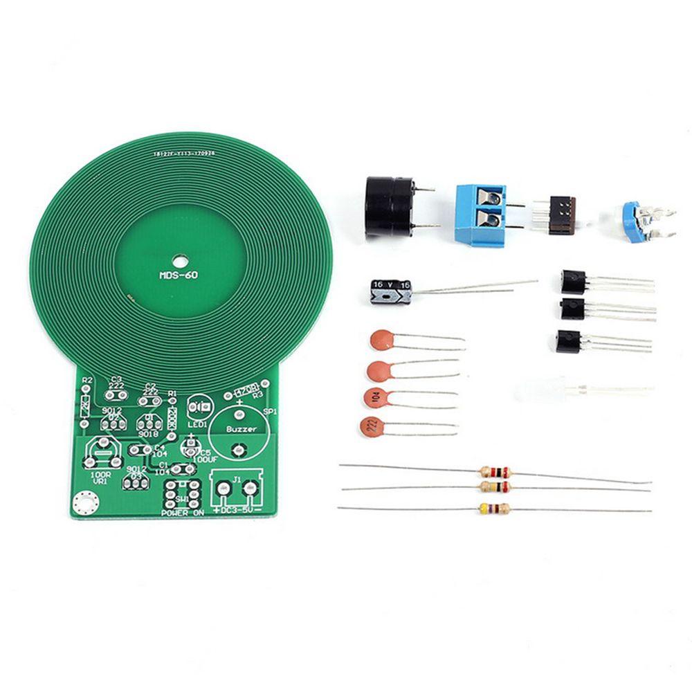 Agustina Metal Detector Mudah Dipasang Papan Latihan Las 60mm Sensor Komponen Elektronik