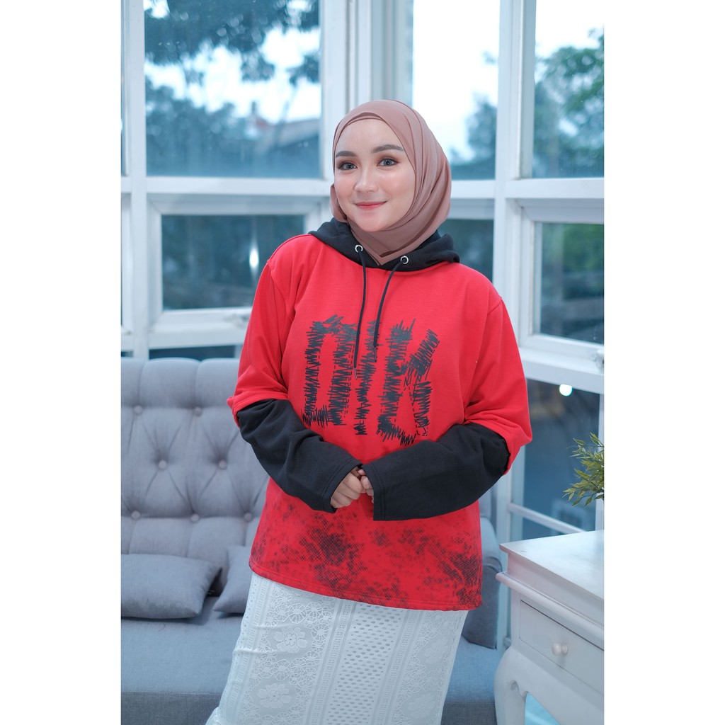 Jual SWEATER / JAKET / SWEATER MURAH / JAKET MURAH / OIK HOODIE RED