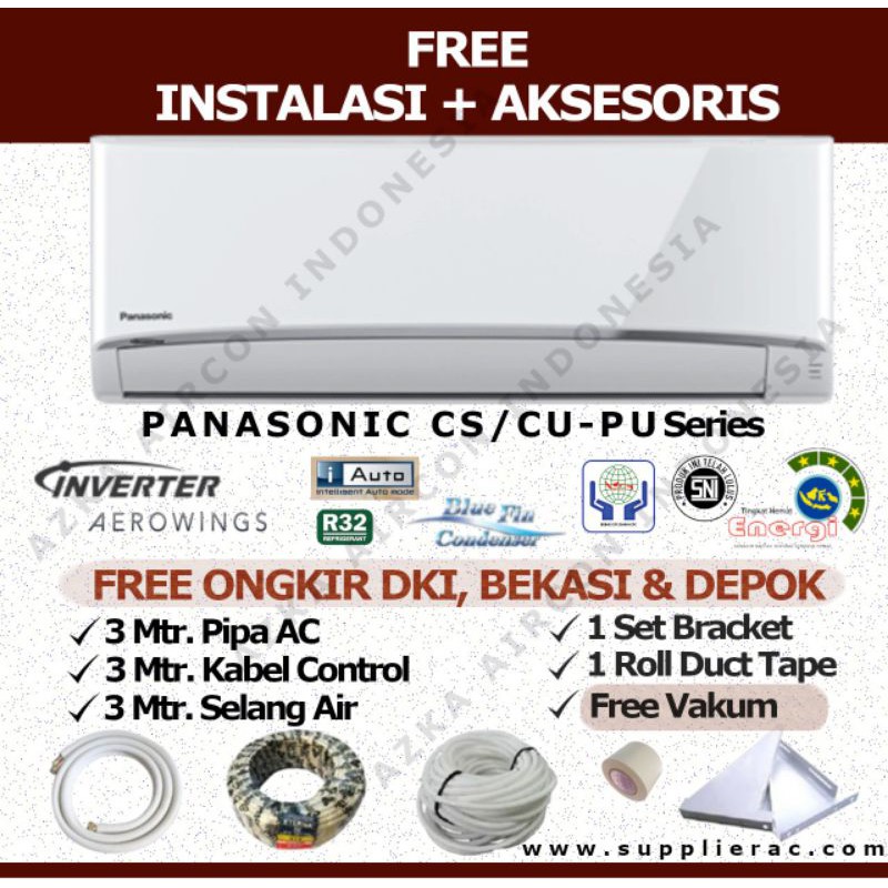 AC Panasonic 3/4 Pk Inverter PU7UKP