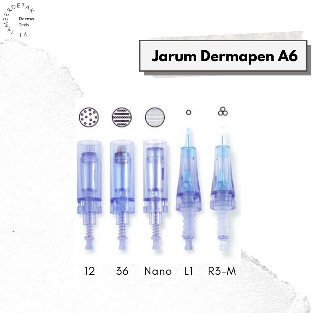 Jarum dr.pen a6 cartridge nano | 12 pin | 36 pin a6 cocok ke mym m7 m5 n2 a1 wireless