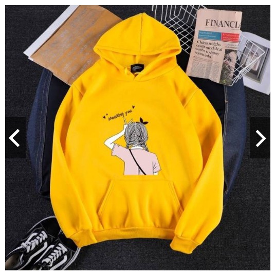 FIFI FASHION SWEATER HOODIE MEETING YOU