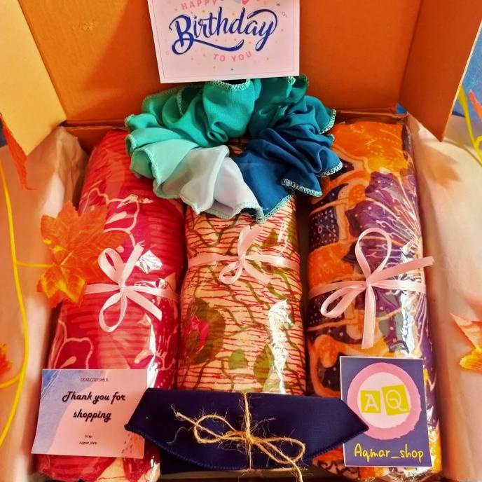 hampers daster(gift box daster)/kado ulang tahun,ibu,ibu hamil,istri