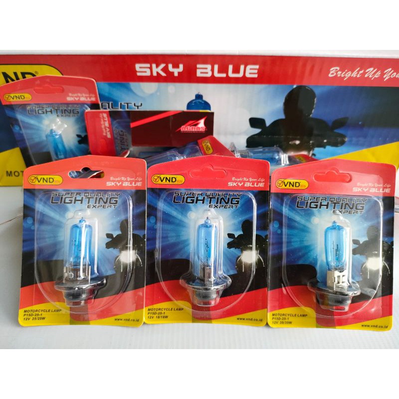 lampu depan model led sepeda motor