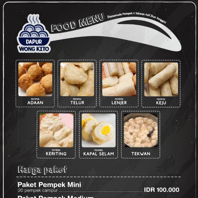 

Paket Pempek Maxi + Tekwan Mini Pre Order