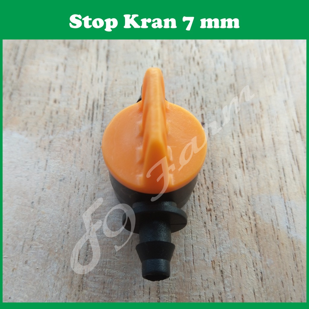 Stop Kran / Valve 7 mm - Kran Selang 7 mm Hidroponik