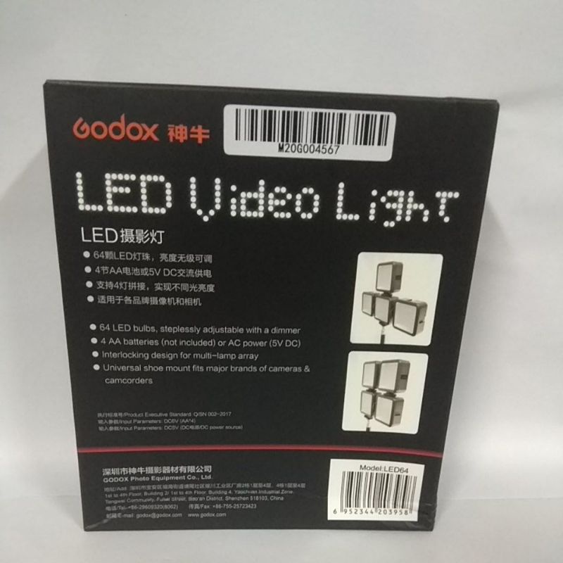 Godox LED Video Light 64/LED64/LED-64