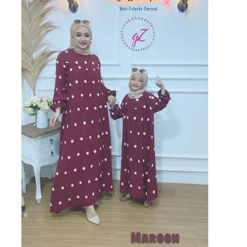 Langsung Beliii.. gamis anak gamis couple gamis pompom gamis anak murah gamis gwenza