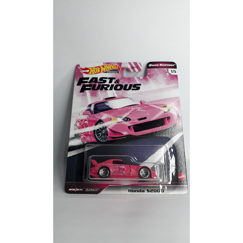 Hotwheels Fast Furious Quick Shifters Honda S2000 Pink