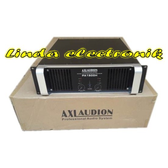 Power Amplifier AXL AUDION pa1500h axl audion pa 1500h