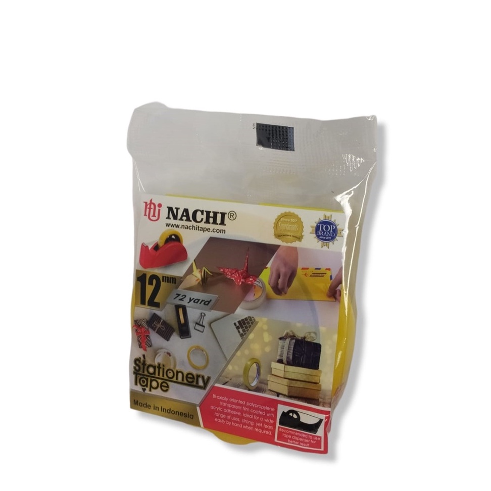 

Gramedia Medan - NACHI STAT TAPE 12MMX72Y KUNING BENING
