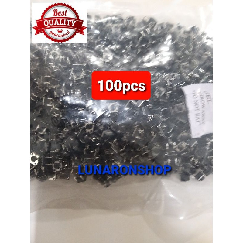 Tombol Panel Chanel Switch TV China(100pcs) 4pin kaki 4