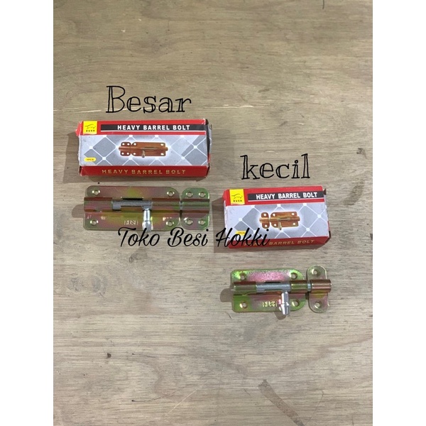 Gerendel Pintu Rush / Grendel Pintu Rush Besar&Kecil (Bisa Gembok)