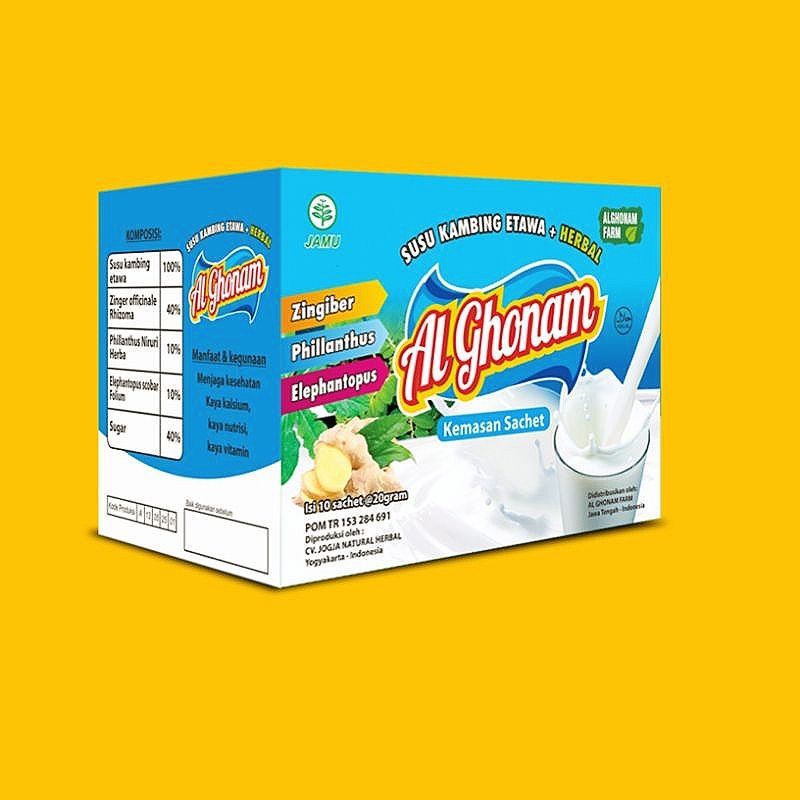 

SUSU KAMBING ALGHONAM SACHET ISI 10 SACHET