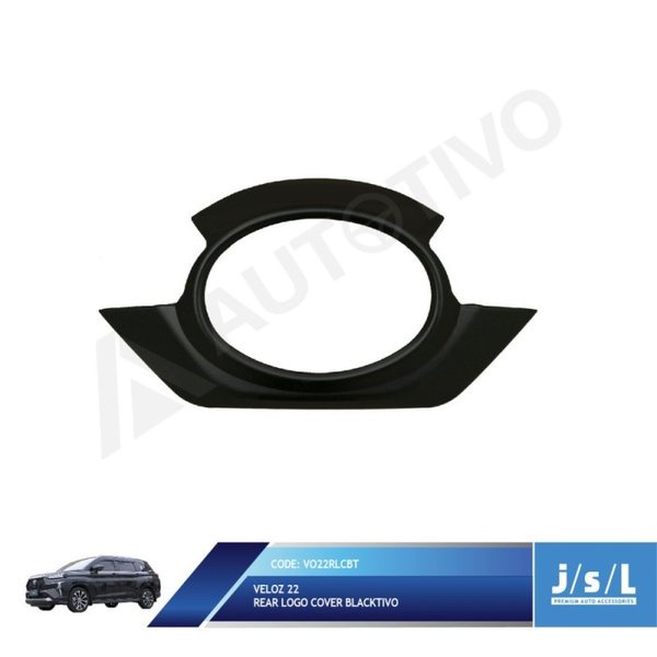 Trunk Lid Veloz 2022 Cover Logo Belakang Chrome Blacktivo