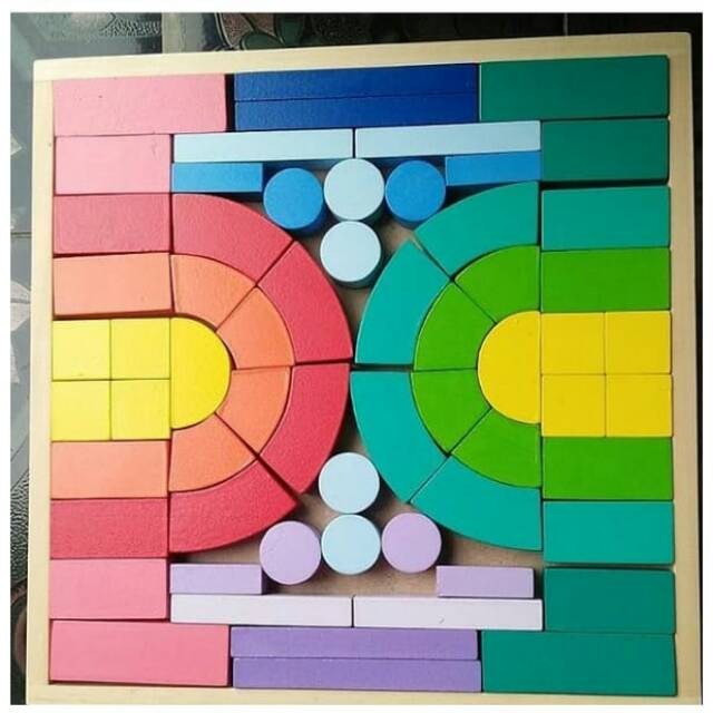 mainan kayu city block new agdia toys