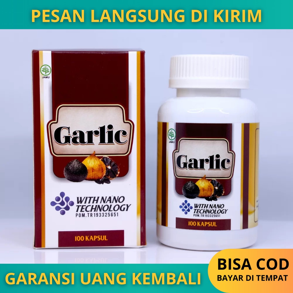Garlic Kapsul - Black Garlic Bawang Tunggal Lanang 500gr With Nano Technology