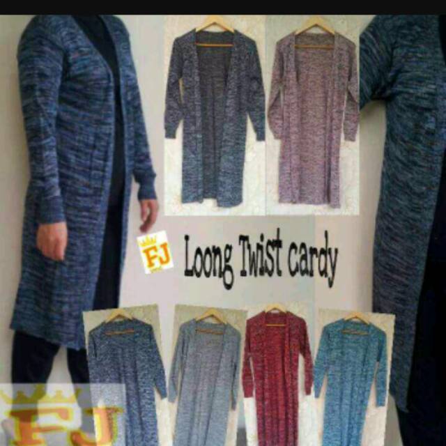 ATASAN RAJUT WANITA !!!TERMURAH!!! LONG CARDY TWISTER!!cardigan wanita