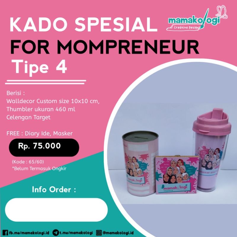 

KADO SPESIAL For MOMPRENEUR Tipe 4