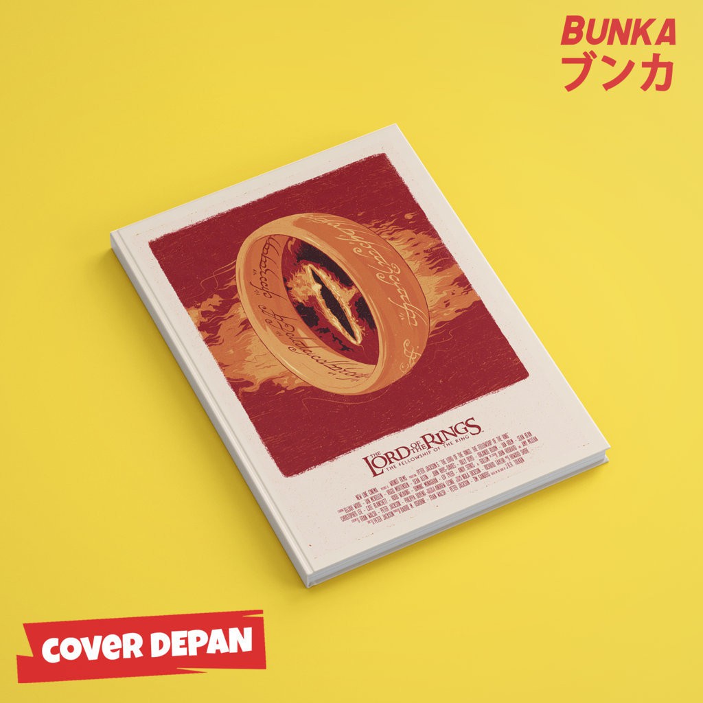 

Notebook The Lord of the Rings Hardcover A5 Buku Tulis Catatan Note Agenda Planner Jurnal