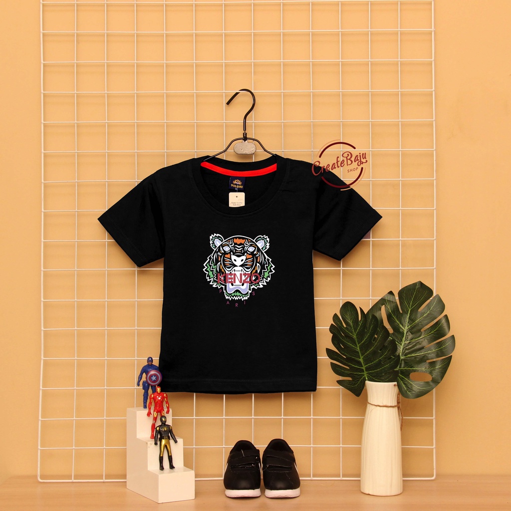 PROMO 7.7 KAOS ANAK LAKI MACAN 1-7 TAHUN BAJU ATASAN ANAK LAKI FASHION TERMURAH BAHAN KATUN