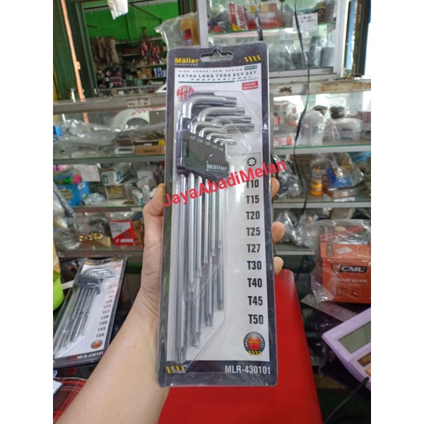 KUNCI L BINTANG set MOLLAR 9 PCS