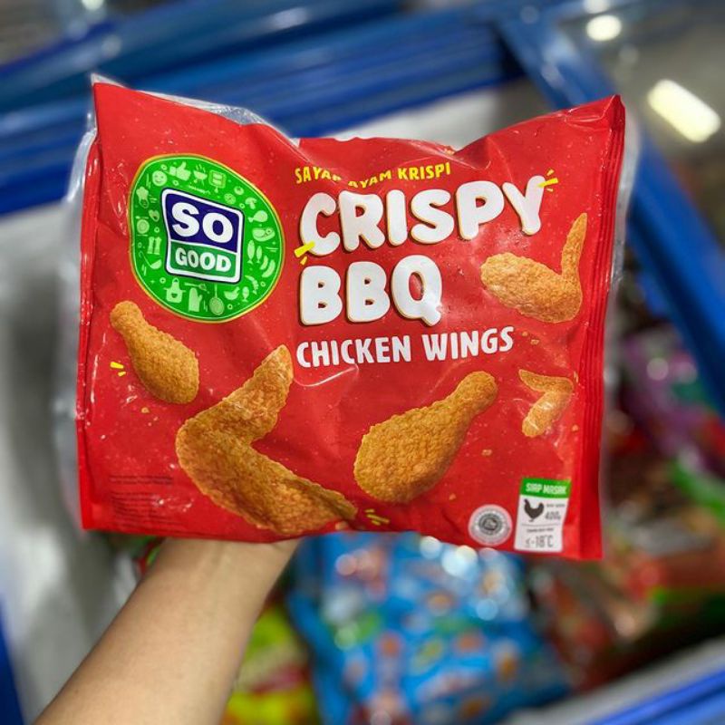 

SO GOOD CRISPY BBQ chicken wings 400gr