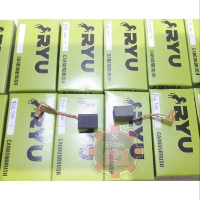 CARBON BRUSH GERINDA RYU RSG 100-3 ARENG GERINDA RYU TIPE RSG 100-3